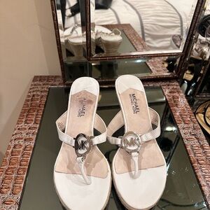 Michael Kors White Sandals